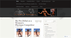 Desktop Screenshot of claireoconnell-ifbbpro.com